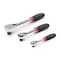 Tekton 1/4, 3/8, 1/2 Inch Drive Comfort Grip Ratchet Set, 3-Piece (6, 8, 10-1/2 in.) SRH91002 - alternate 1